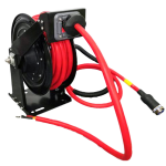 Spring-loaded cable reels